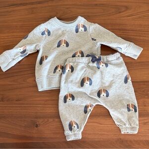Boden Baby Sweatshirt & Sweatpants Set